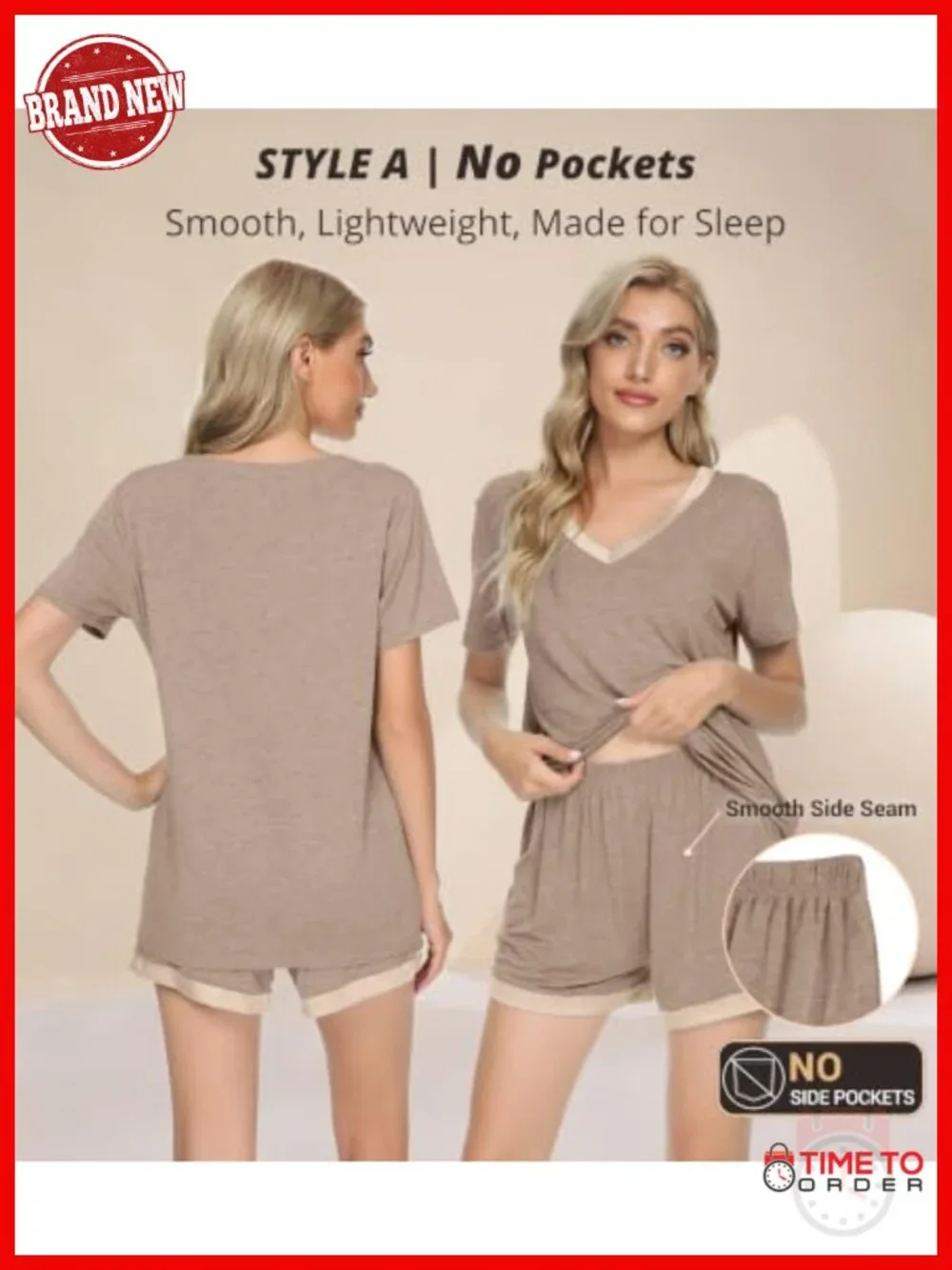 Viscose from Bamboo Pajamas Set for Women Super Soft Short Sleeve Cooling Plus